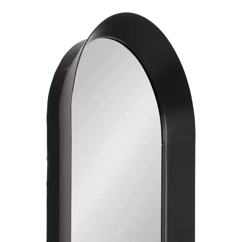Miroir mural capsule à cadre métallique, 23,5 cm L x 99,7 cm H