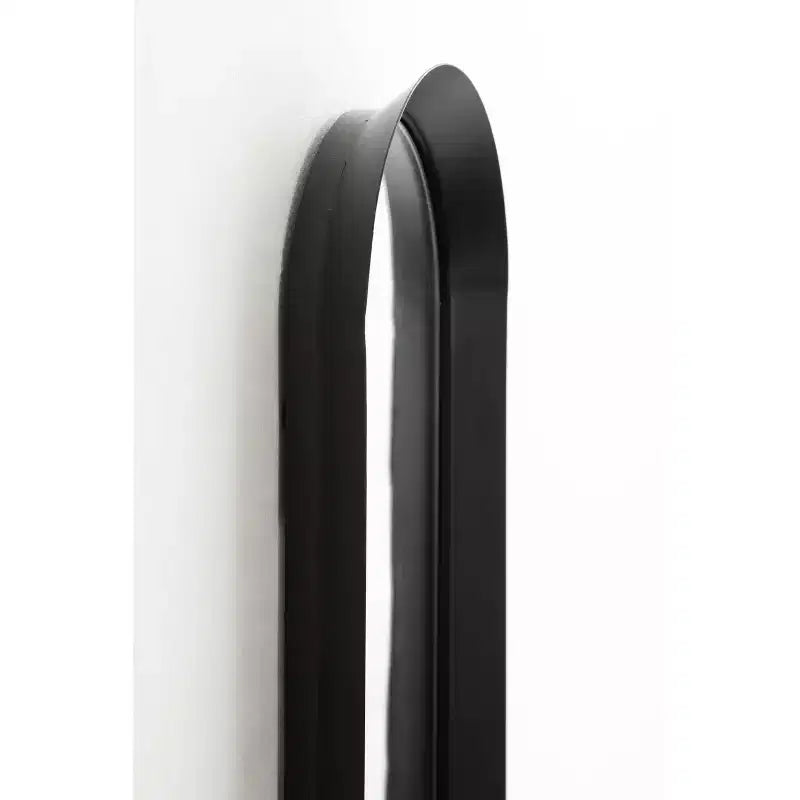 Miroir mural capsule à cadre métallique, 23,5 cm L x 99,7 cm H