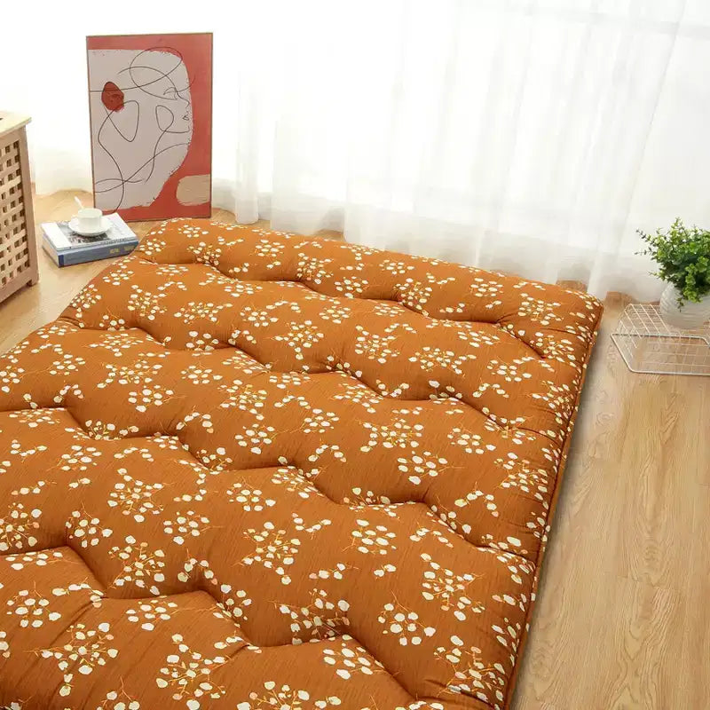 Matelas futon de sol en microfibre et coton, épaisseur 7,6 cm, jumeau 99 cm L x 203 cm l / complet 137 cm L x 203 cm l