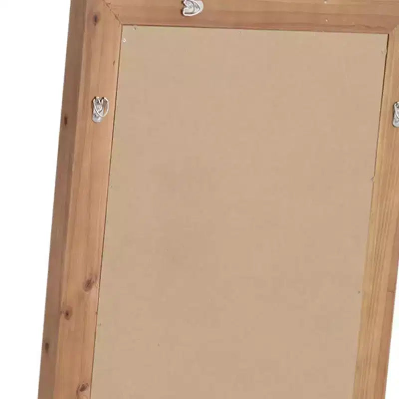 Miroir sur pied pleine longueur en bois massif, 65"H x 22"L x 2.34"P