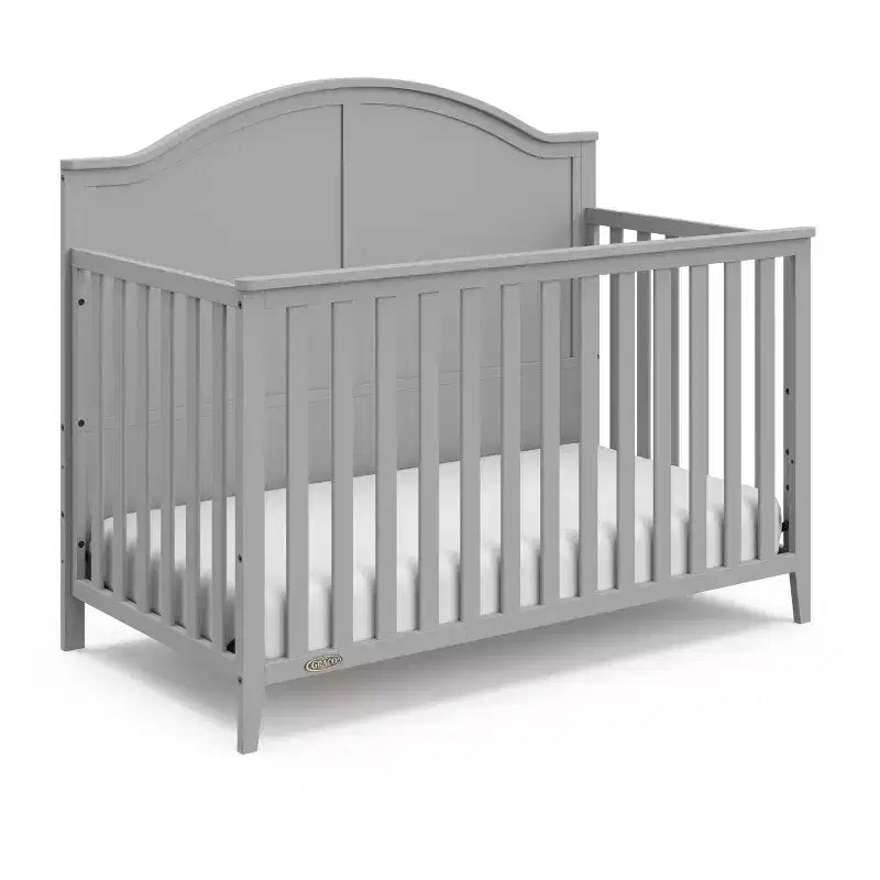 Lit de bébé convertible 5-en-1 en pin, 45,27"H x 55,12"L x 29,96"P
