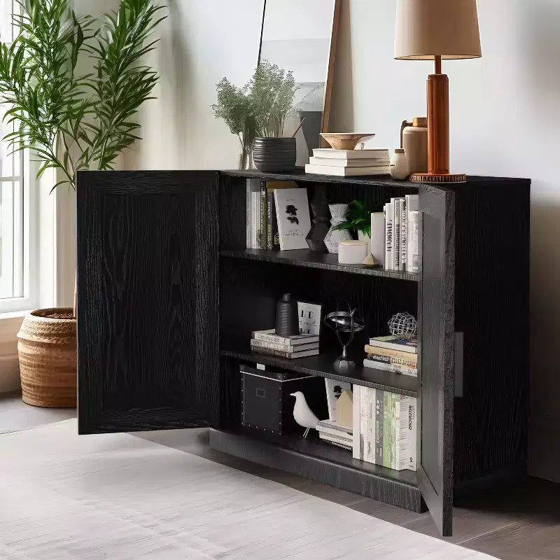 Meuble d'appoint en bois manufacturé 79 cm (H) x 79 cm (l) x 41 cm (P)
