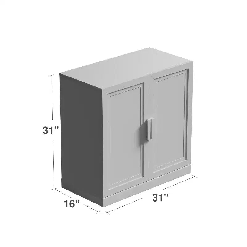 Meuble d'appoint en bois manufacturé 79 cm (H) x 79 cm (l) x 41 cm (P)
