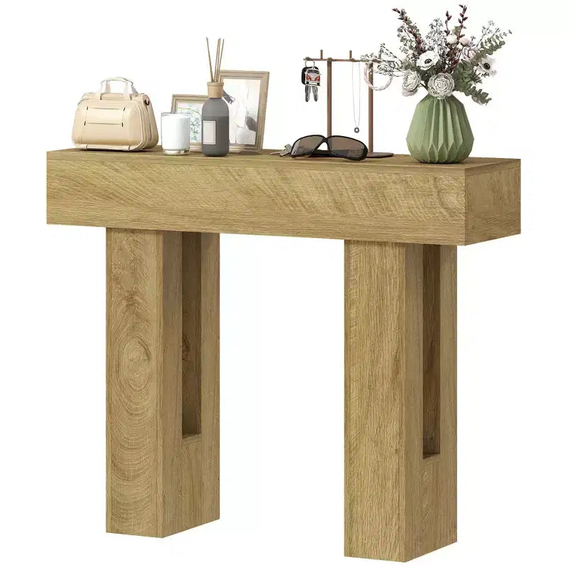 Console en MDF, 106 cm (L) x 30 cm (P), capacité de 50 kg