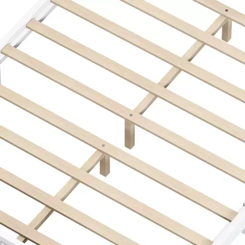 Lit plateforme en bois avec tête de lit, grand lit 40,55"H x 63,31"L x 85,04"P
