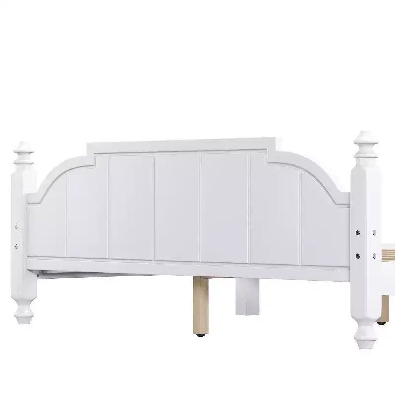 Lit plateforme en bois avec tête de lit, grand lit 40,55"H x 63,31"L x 85,04"P