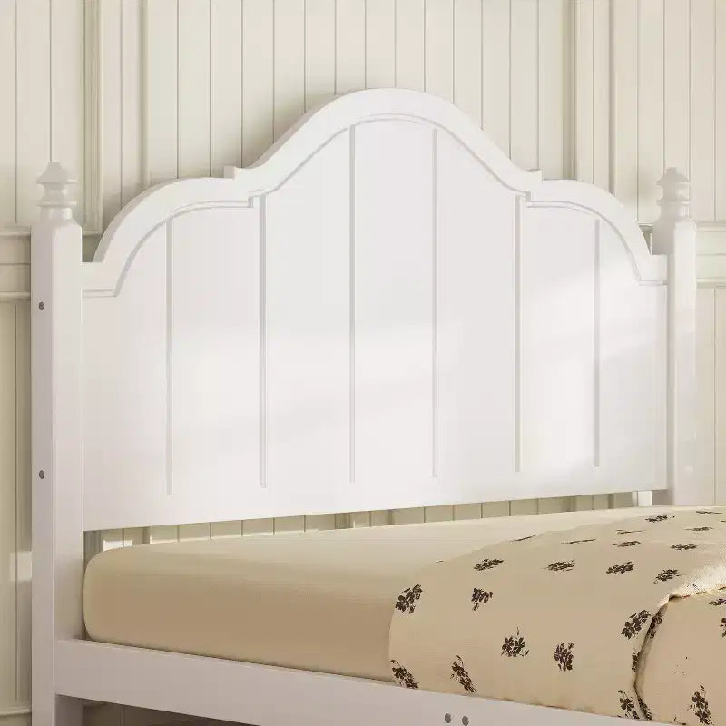 Lit plateforme en bois avec tête de lit, grand lit 40,55"H x 63,31"L x 85,04"P