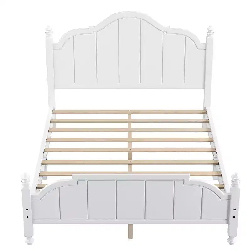 Lit plateforme en bois avec tête de lit, grand lit 40,55"H x 63,31"L x 85,04"P