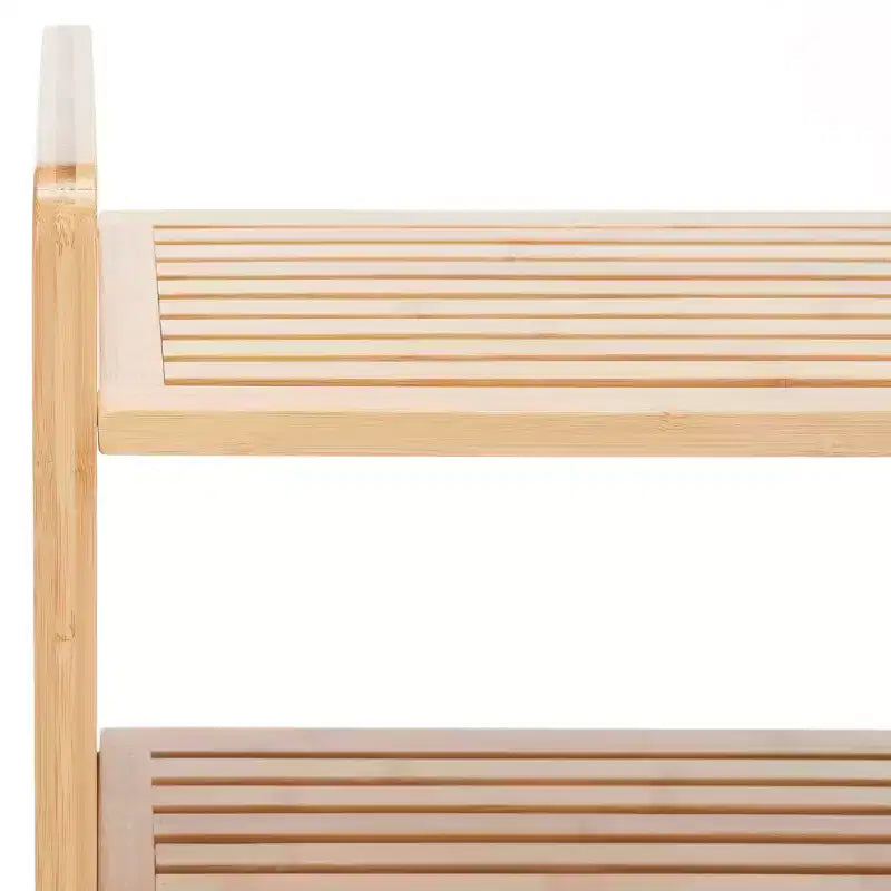Panier à linge en bambou avec étagère et doublure amovible, 68 litres, 94,5 cm (H) x 39,8 cm (L) x 29,8 cm (P)